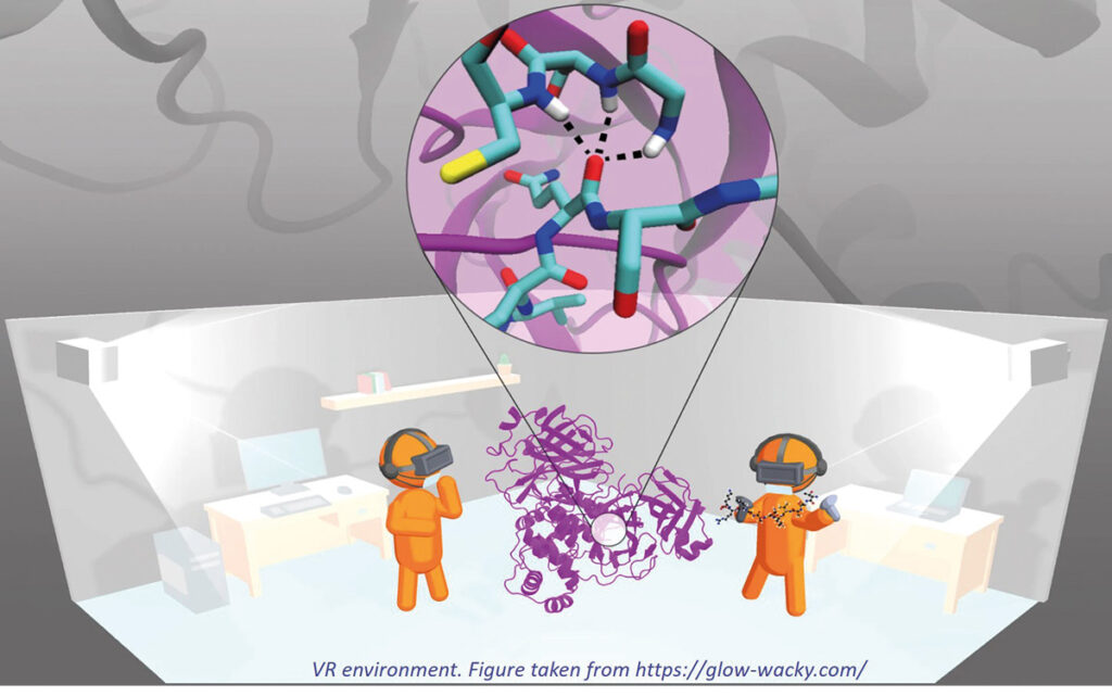 Illustration Virtuelle Chemie
