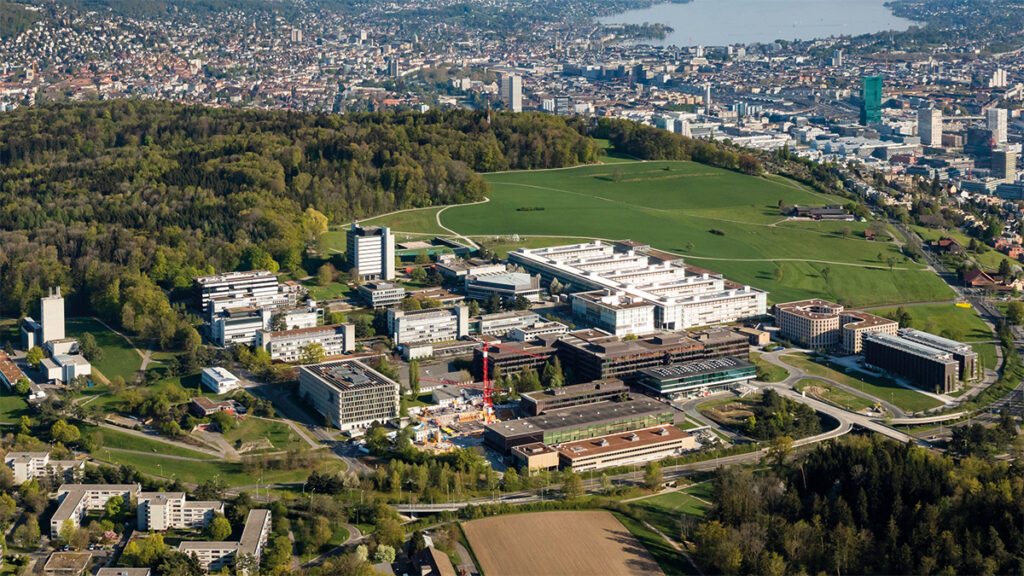 Luftaufnahme des Campus Hönggerberg